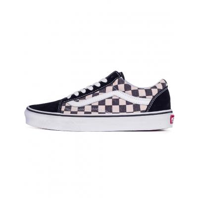 Sneakers - tenisky Vans Old Skool (checkerboard) black/espresso
