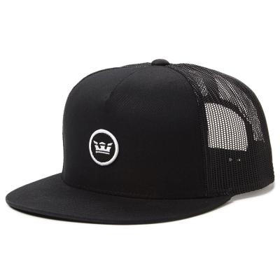 Supra Icon Patch Trucker Black