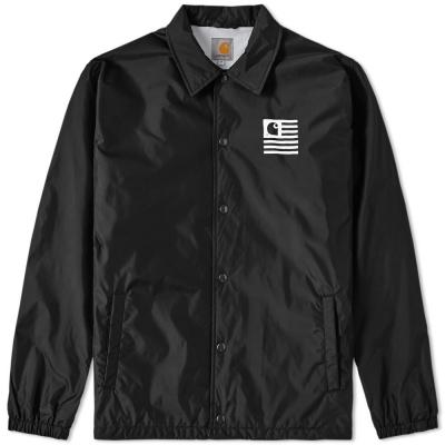 Carhartt State Coach Jacket Black/ White