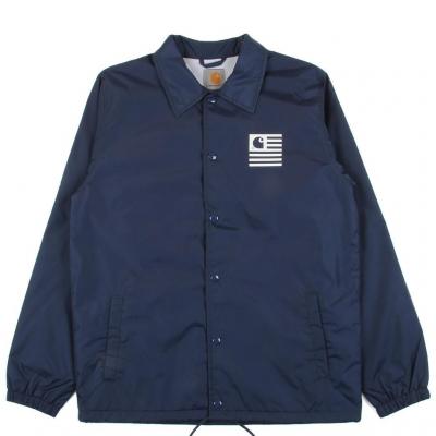 Carhartt WIP State Coach Jacket Blue/ White
