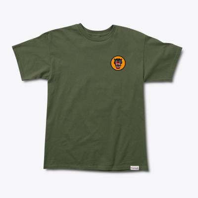 Diamond Black Cat Tee Military Green