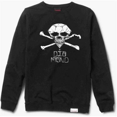 Diamond Crossbones Crewneck Sweatshirt Black