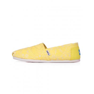 Espadrij Toms Classic citron neon tribal