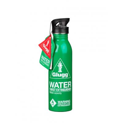 W & W Green Glugg Water Bottle Thirst Extinguisher MIC006