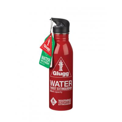 W & W Red Glugg Water Bottle Thirst Extinguisher MIC002