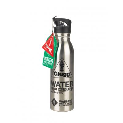 W & W Silver Glugg Water bottle Thirst Extinguisher MIC001