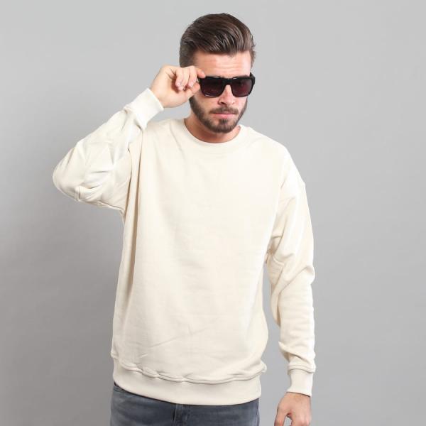 Mikina Urban Classics Sweat Crewneck Cream M