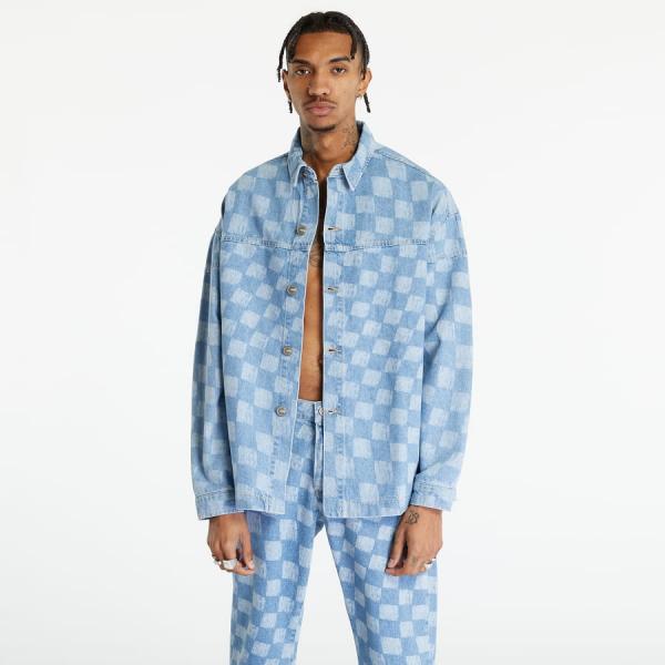 Košile Sixth June Denim Damier Jacket Blue S