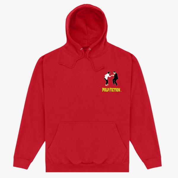 Mikina Merch Pulp Fiction - Pulp Fiction Vince & Mia Unisex Hoodie Red S