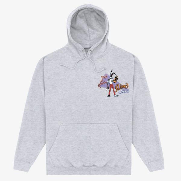 Queens Pulp Fiction - Jack Rabbit Slim's Unisex Hoodie Heather Grey