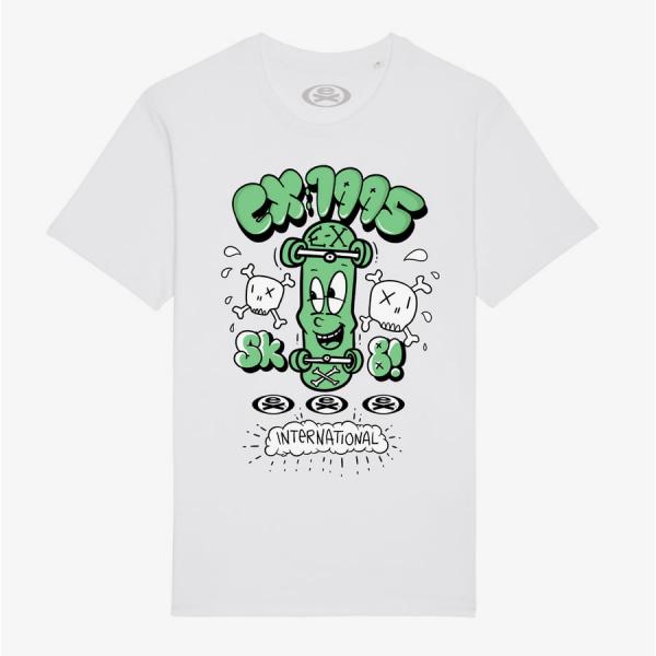 Queens Extreme - Sk8 Unisex T-Shirt White