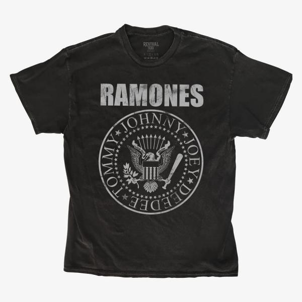 Tričko Merch Revival Tee - Ramones Classic Eagle Logo Unisex T-Shirt Black L