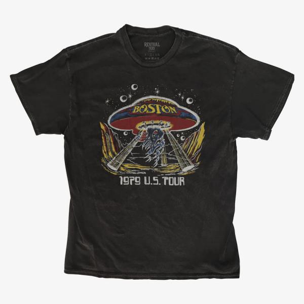 Queens Revival Tee - Boston 1979 US Tour Unisex T-Shirt Black
