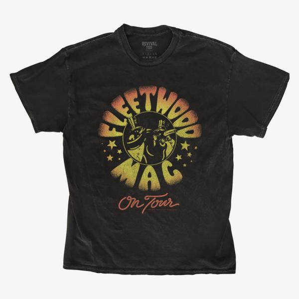 Tričko Merch Revival Tee - Fleetwood Mac On Tour Unisex T-Shirt Black L