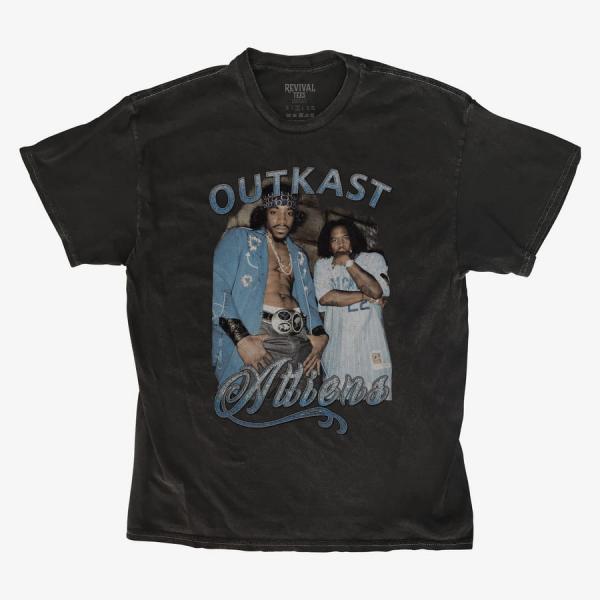 Queens Revival Tee - OutKast Aliens Unisex T-Shirt Black