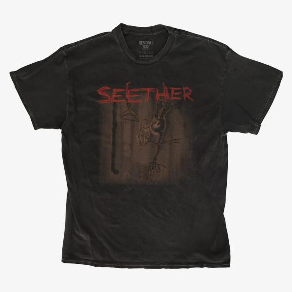 Tričko Merch Revival Tee - Seether Isolate And Medicate Unisex T-Shirt Black S