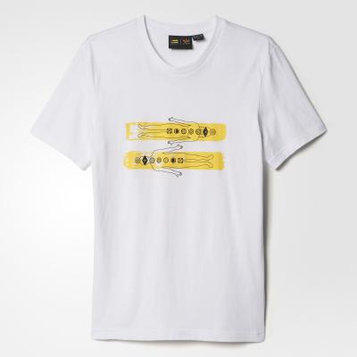 adidas Pharrell Williams Graphic Tee 3 White