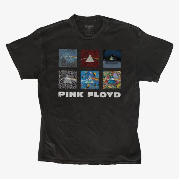 Queens Revival Tee - Pink Floyd Various Album Artwork Unisex T-Shirt Black