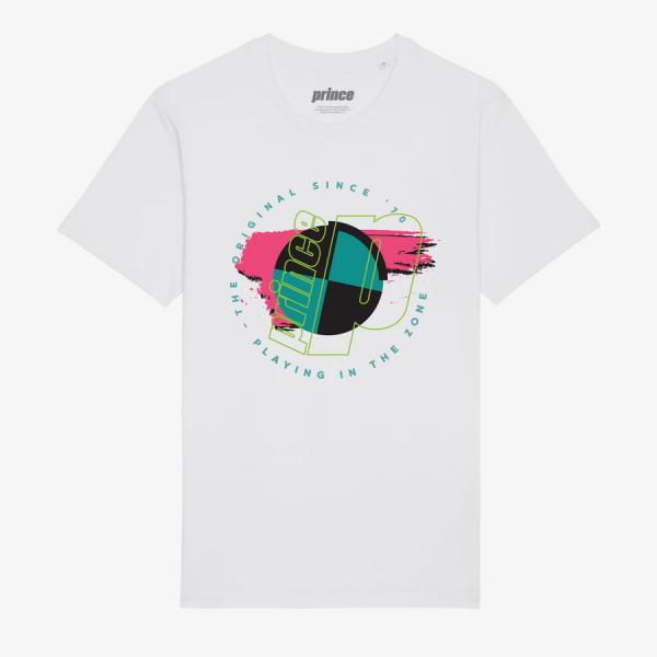Tričko Merch Prince - spin Unisex T-Shirt White XXL