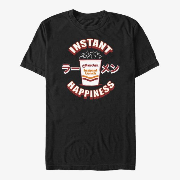 Tričko Merch Maruchan - MARUCHAN HAPPINESS - MUMA0GBMSC_45SBL Unisex T-Shirt Black XXXL