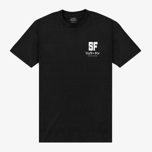 Tričko Merch Street Fighter - Street Fighter Ryu Vs Ken Unisex T-Shirt Black M