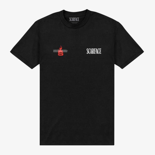 Queens Scarface - Scarface Red Photo Unisex T-Shirt Black