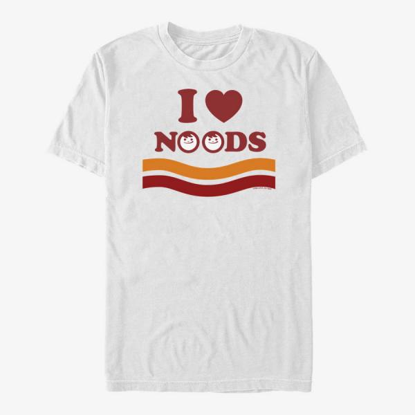 Tričko Merch Maruchan - I HEART NOODS-1 - MUMA0GRZYF_10CRM Unisex T-Shirt White XL