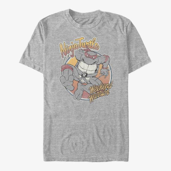 Queens Nickelodeon Teenage Mutant Ninja Turtles - Weekend Warrior Unisex T-Shirt Heather Grey