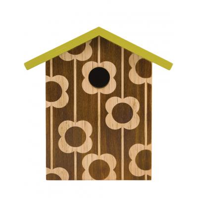 W & W Bird House - Engraced Flower OK041