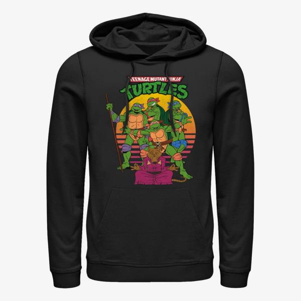 Mikina Merch Paramount Teenage Mutant Ninja Turtles - The Team Unisex Hoodie Black S