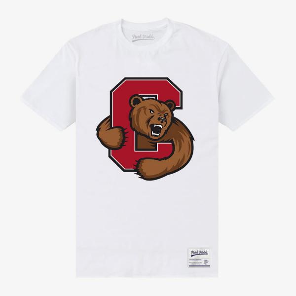 Queens Park Agencies - Cornell University Bear Unisex T-Shirt White