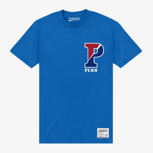 Tričko Merch Park Agencies - University Of Pennsylvania P Unisex T-Shirt Royal Blue XL