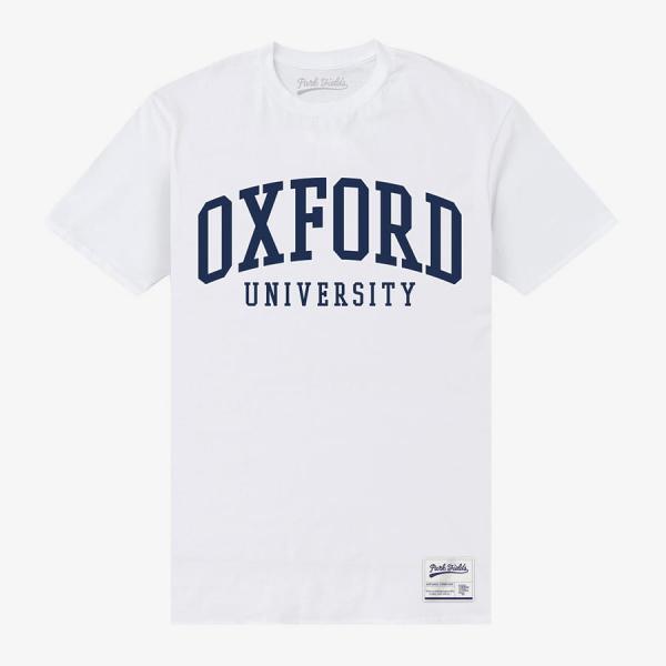 Tričko Merch Park Agencies - University Of Oxford Unisex T-Shirt White XXL