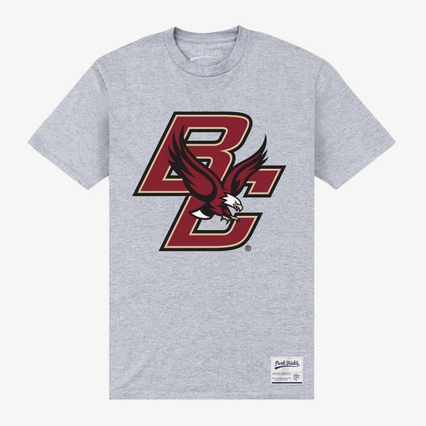 Tričko Merch Park Agencies - Boston College Eagle Unisex T-Shirt Sport Grey S