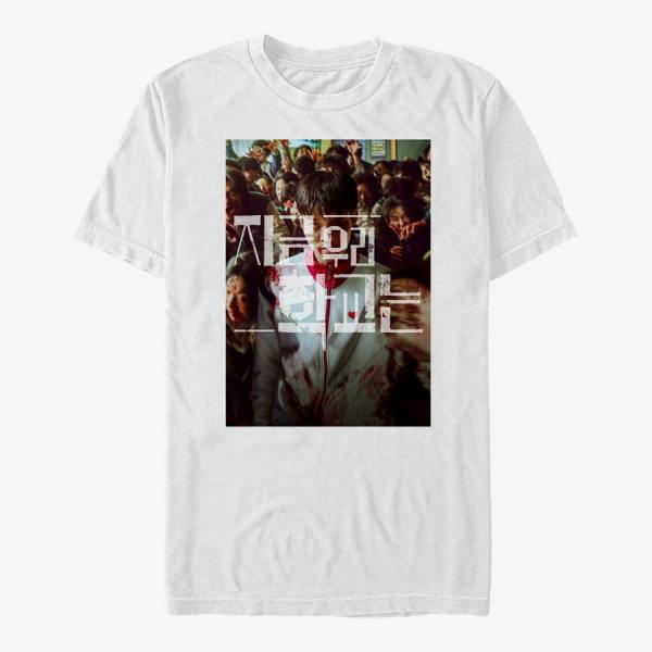 Tričko Merch Netflix All Of Us Are Dead - Gwi Nam Poster Unisex T-Shirt White XL