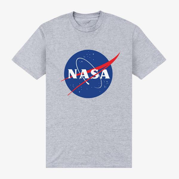Tričko Merch Park Agencies - NASA Galaxy Unisex T-Shirt Sport Grey XXL