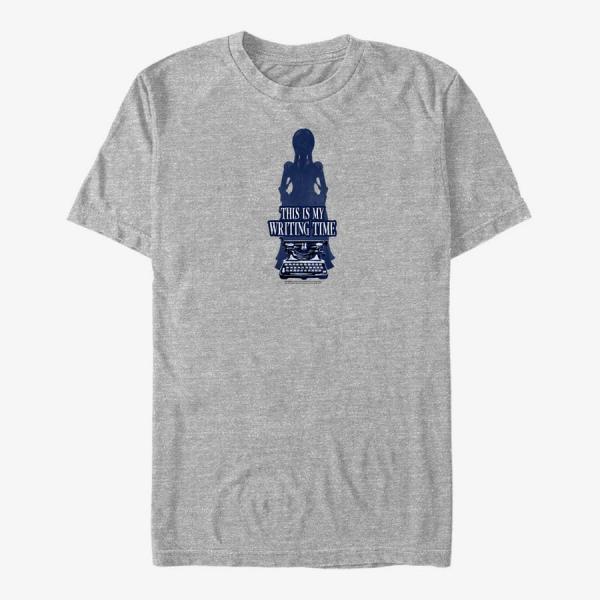 Queens MGM Wednesday - My Writing Time Unisex T-Shirt Heather Grey