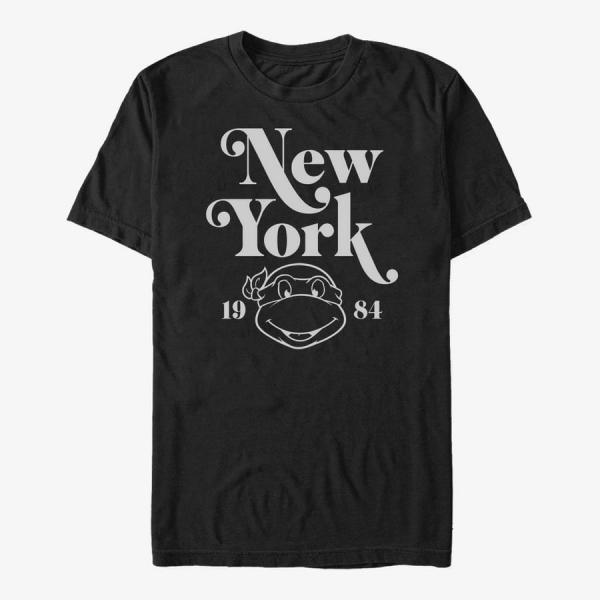 Queens Nickelodeon Teenage Mutant Ninja Turtles - NEW YORK Unisex T-Shirt Black