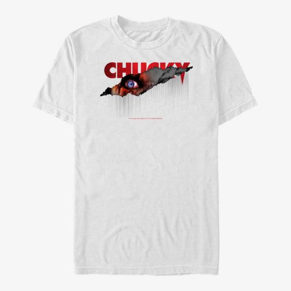 Tričko Merch NBCU Chucky - Tear Chucky Unisex T-Shirt White L