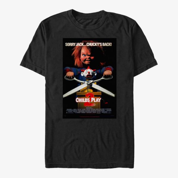 Tričko Merch NBCU Chucky - CP2 Poster Unisex T-Shirt Black XXL