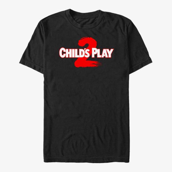 Tričko Merch NBCU Chucky - Childs Play 2 Logo Unisex T-Shirt Black S