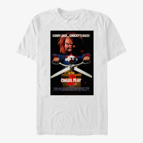 Tričko Merch NBCU Chucky - CP2 Poster Unisex T-Shirt White L