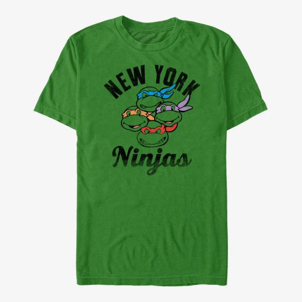 Queens Nickelodeon Teenage Mutant Ninja Turtles - New York Ninjas Unisex T-Shirt Kelly Green
