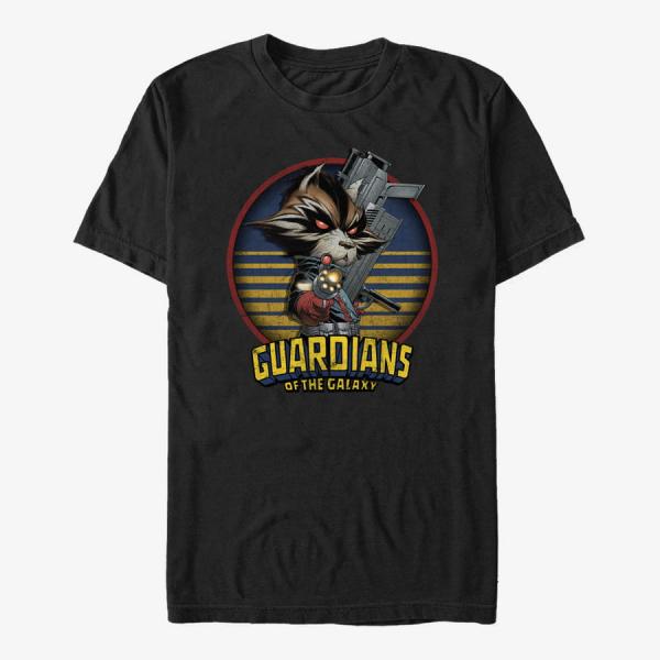 Tričko Merch Marvel GOTG 2 - Guardians Line Up Unisex T-Shirt Black S