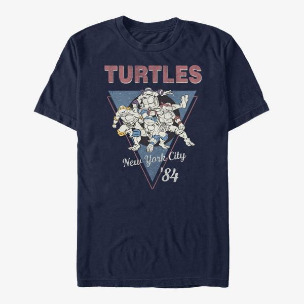 Queens Nickelodeon Teenage Mutant Ninja Turtles - NYC Unisex T-Shirt Navy Blue