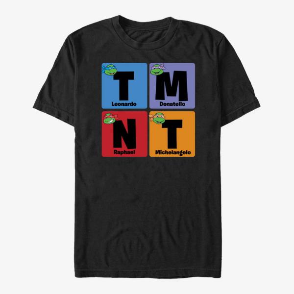 Tričko Merch Nickelodeon Teenage Mutant Ninja Turtles - Elemental Turtle Unisex T-Shirt Black L