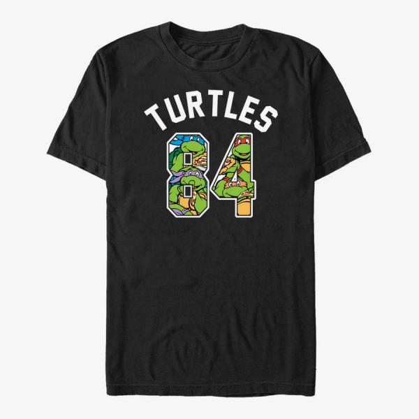 Tričko Merch Nickelodeon Teenage Mutant Ninja Turtles - Turtles 84 Unisex T-Shirt Black XXL