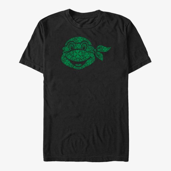 Queens Nickelodeon Teenage Mutant Ninja Turtles - Turtle Clover Fill Unisex T-Shirt Black