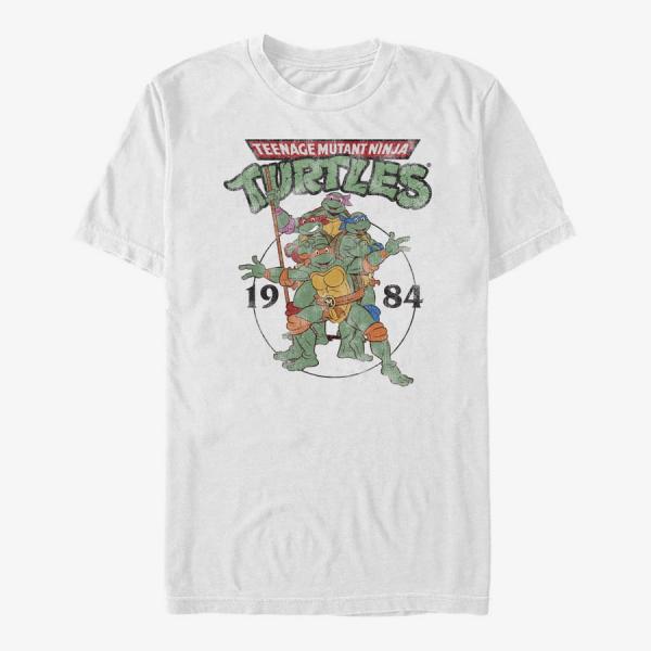 Tričko Merch Nickelodeon Teenage Mutant Ninja Turtles - Group Elite Unisex T-Shirt White L