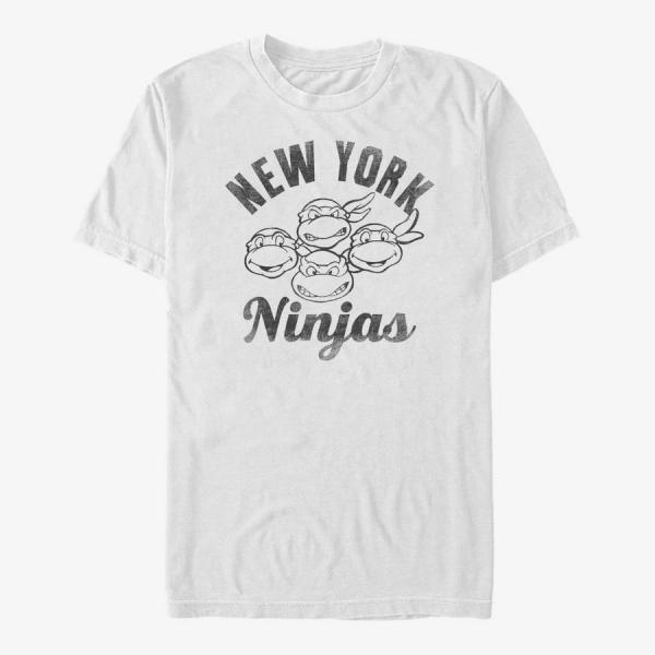 Queens Nickelodeon Teenage Mutant Ninja Turtles - New York Ninjas Unisex T-Shirt White